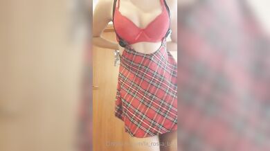 Larossabea sexy strip rossa italiana Of