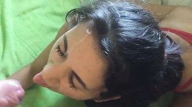 Francesca sborrata in faccia