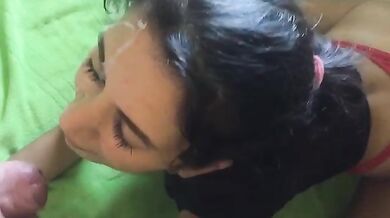 Francesca sborrata in faccia