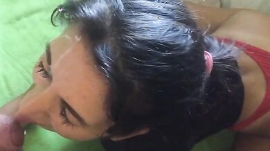 Francesca sborrata in faccia