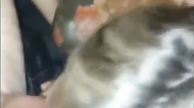 Fatela godere mia moglie puttana - Scopata da due cazzi davanti al cornuto