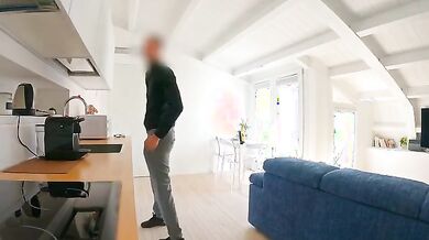 Vera esibizionista italiana arrapa sconosciuti