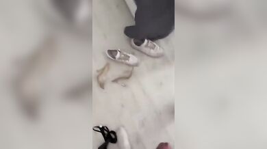 Sasha e Viola trio con un fan al calippo tour OF