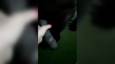 Che sorpresa hai un cazzo nero enorme come farò a succhiarlo tutto