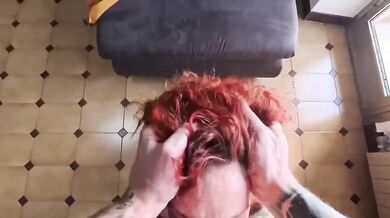 Fidanzata italiana rossa pompino deepthroat sborrata in bocca