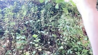 Ditalino amatoriale nel bosco