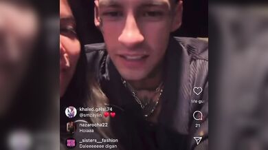 Wanda Nara col fidanzato in live IG