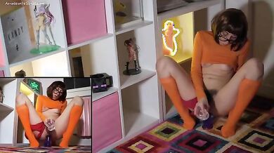 PinKandy doppia anale con dildo