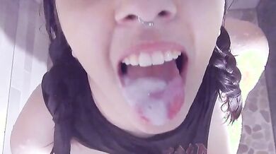 Pompino con ingoio morosa