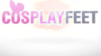 Cosplay italiana tatuata feet Joi amatoriale