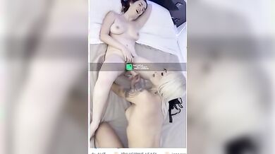 Siamo due angeliche troiette che amiamo leccarci la fica