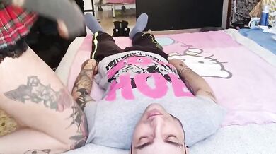Scopata con professoressa tatuata porca